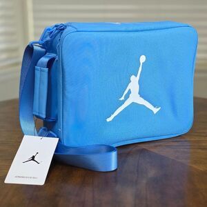 Nike Air Jordan UNC Shoe Bag Soft Case Universuty Blue Jumpman Zipper Closure LE